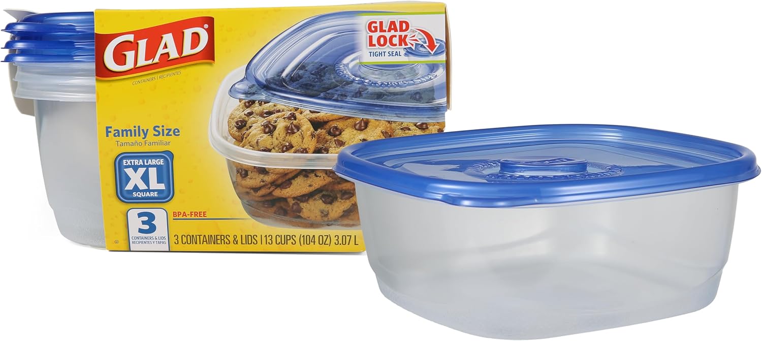 Food Storage Square Containers - Square Food Storage Containers 104 Oz