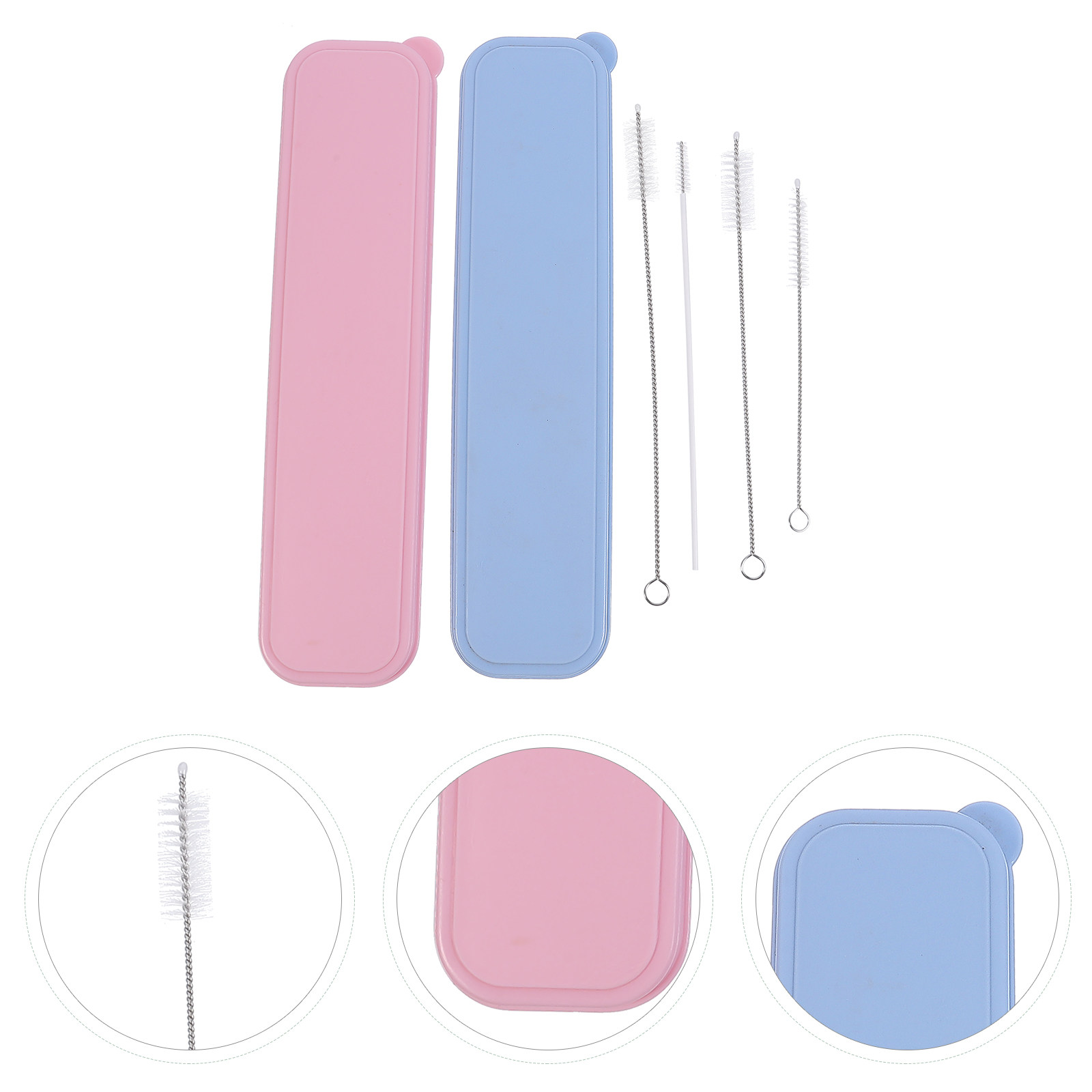 Food Storage Design - 1Set Food Grade Portable Straw Storage