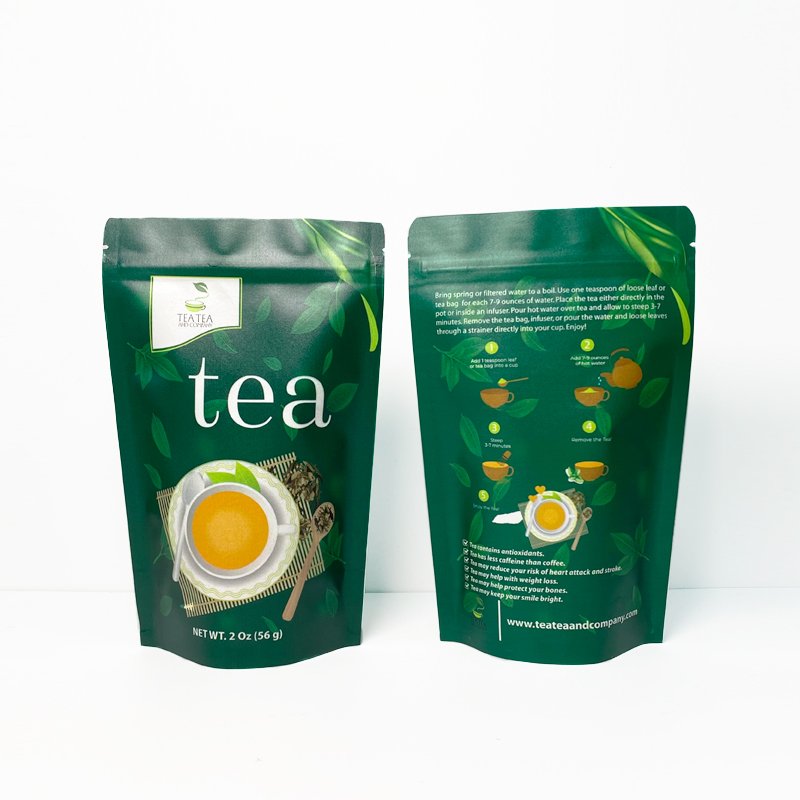 Food Storage Zipper - 50Pcs/Lot Custom Tea Pouch Food Packagage