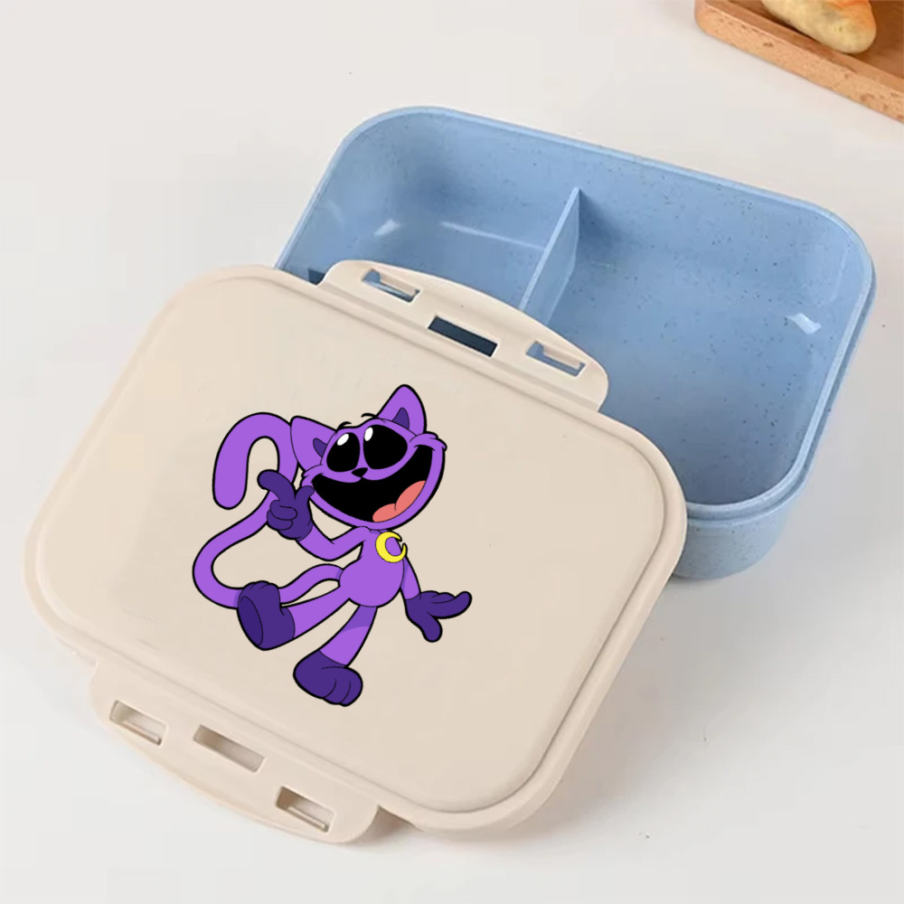 Food Storage System - Cartoon Poppy Playtime Blue Lunch Box