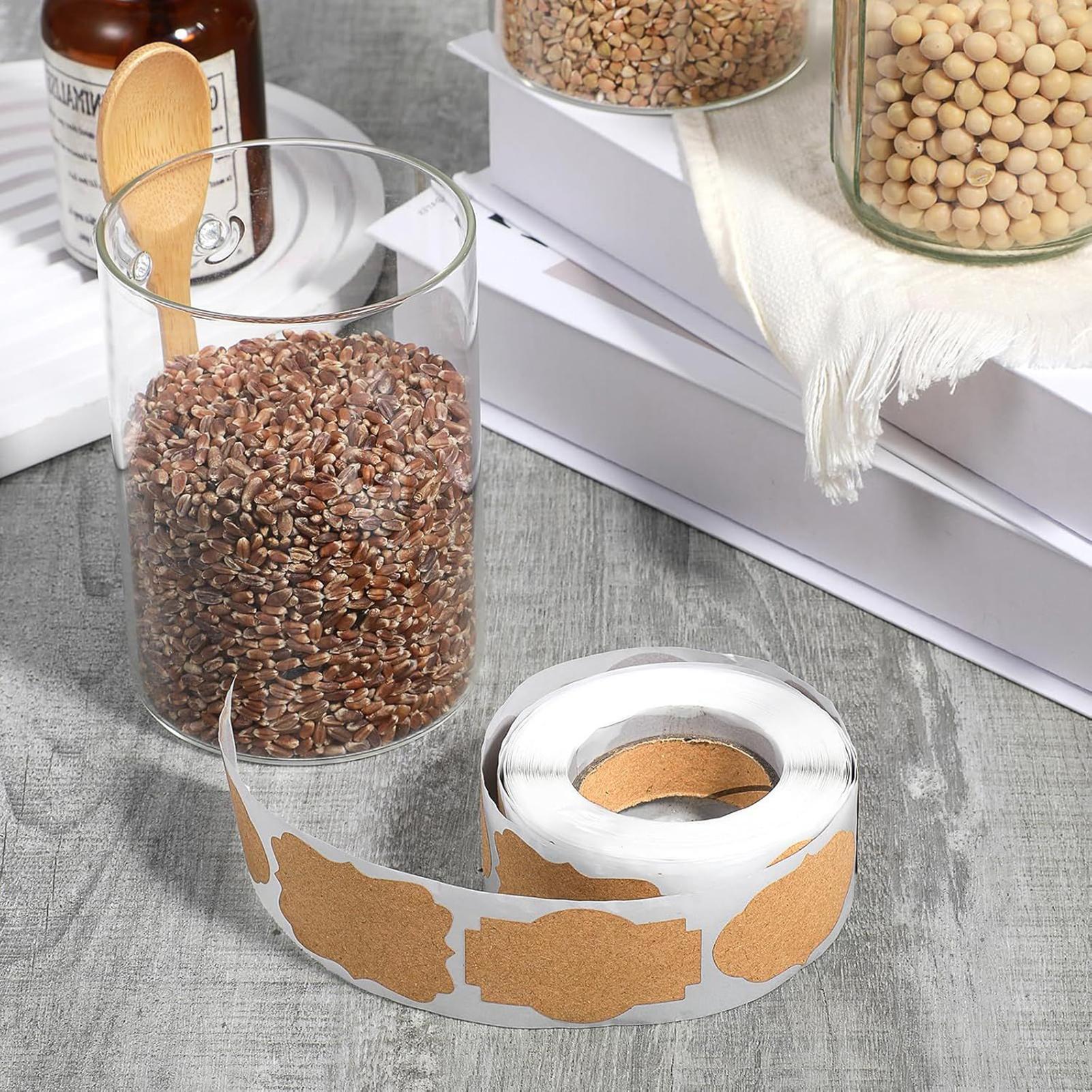Craft Labels 300 Piece Writabl - Food Storage Jar Labels recensione e prezzo