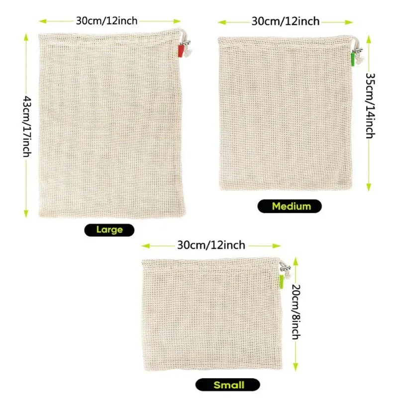 Biodegradable fruit mesh bag   - Food Storage Net recensione e prezzo