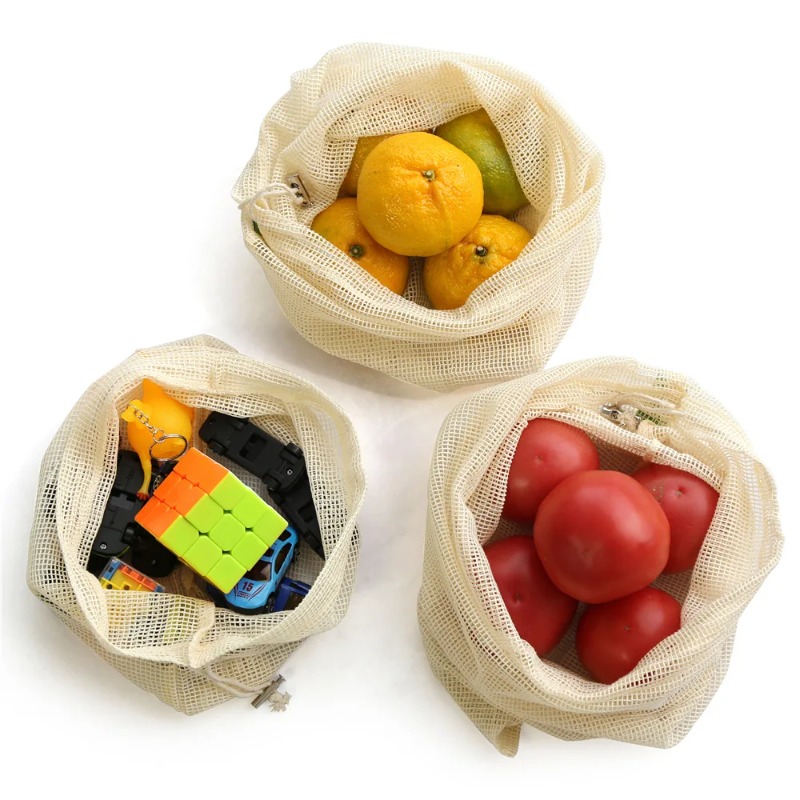 Biodegradable fruit mesh bag   - Food Storage Net recensione e prezzo