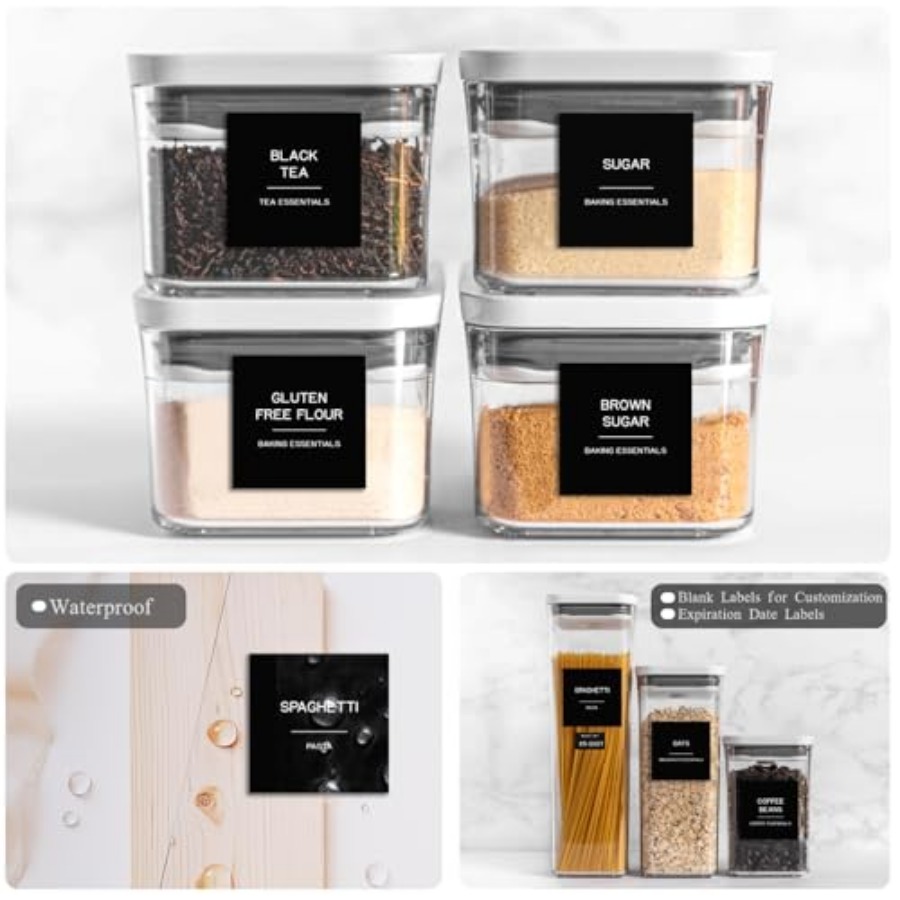 288 Pantry Labels for Food Con - Food Storage Jar Labels recensione e prezzo