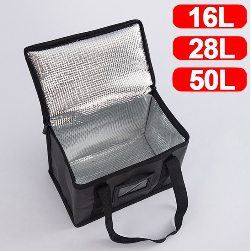 1pc Large Insulated Picnic Bag - Food Storage Zipper recensione e prezzo