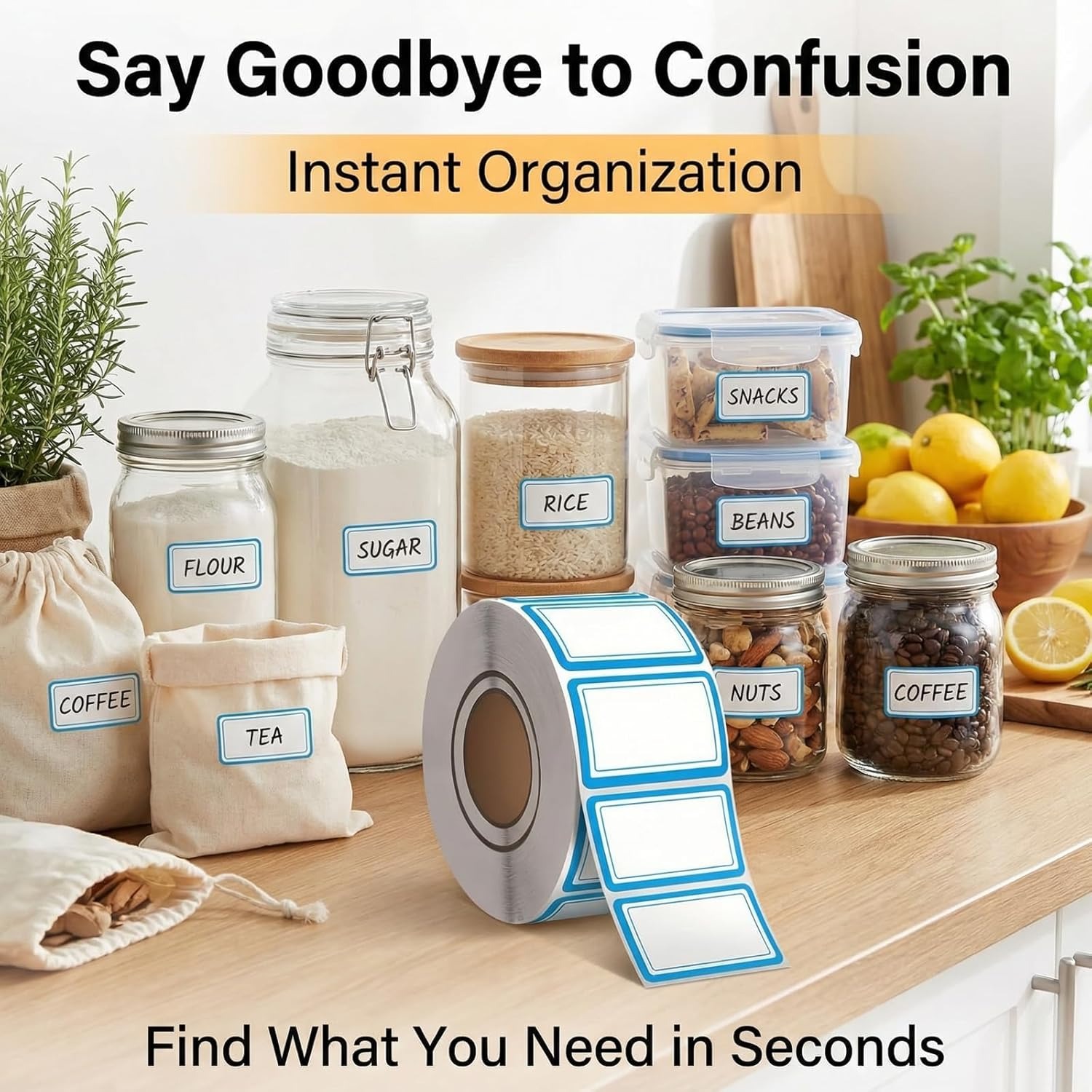 500pcs Storage label stickers, - Food Storage Ideas recensione e prezzo