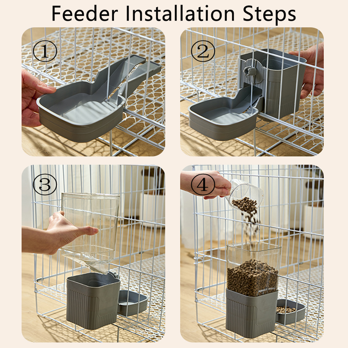 Automatic Pet Feeder Waterer D - Portion Control Container recensione e prezzo