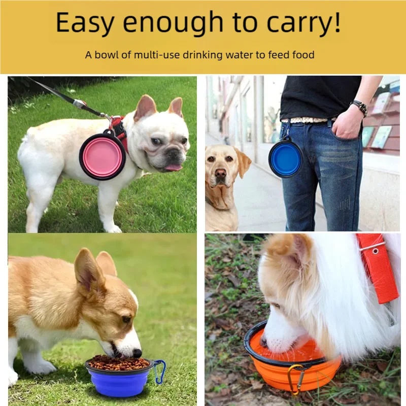 Folding Portable Silicone Dog  - Portion Control Container recensione e prezzo