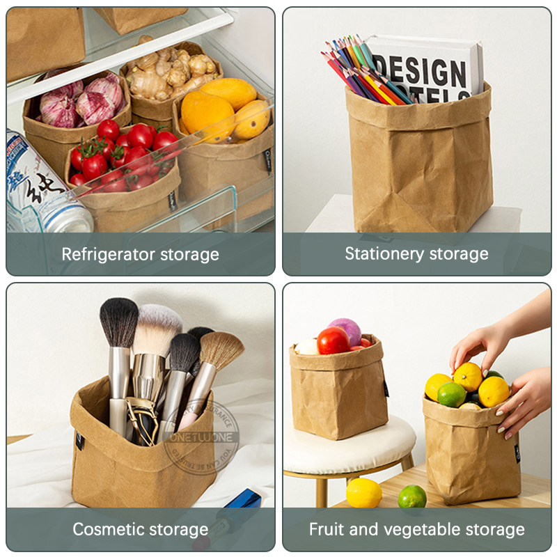 Kraft Paper Bag Washable Paper - Food Storage Net recensione e prezzo