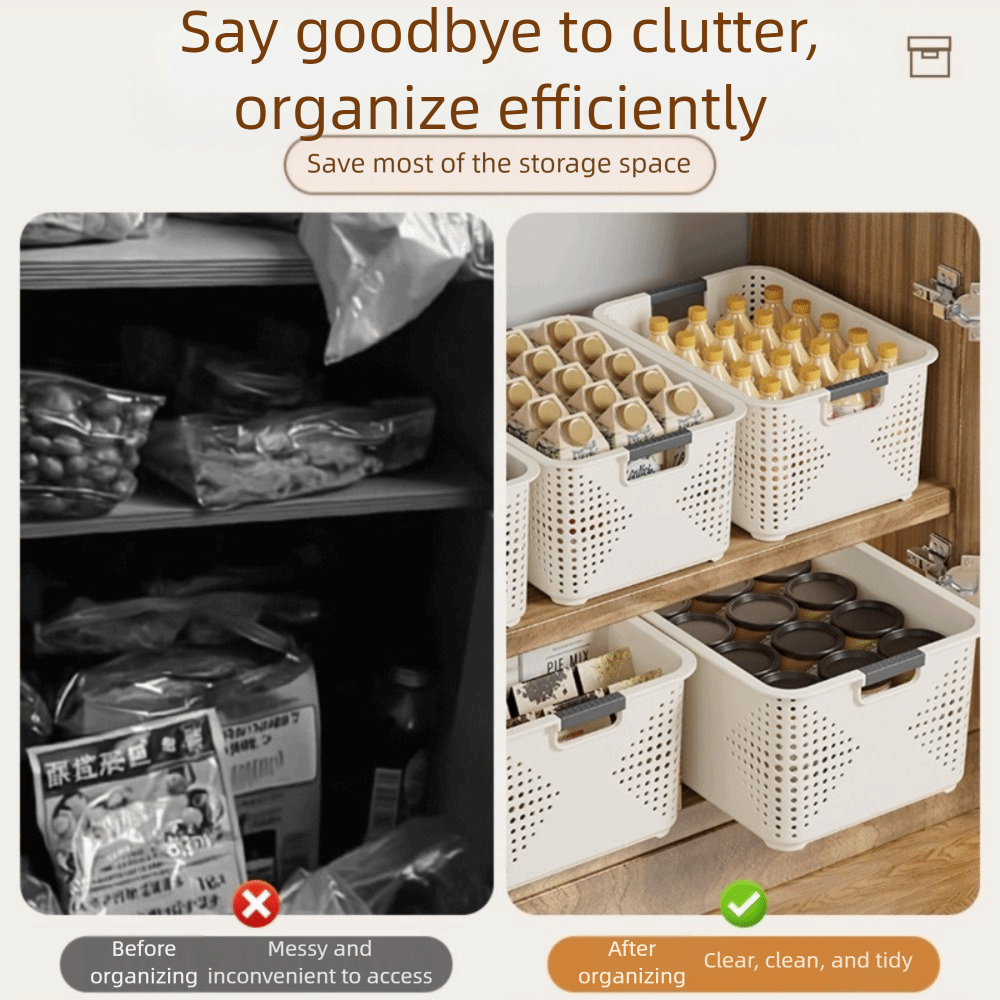 Durable Plastic Storage Basket - Food Storage Without Plastic recensione e prezzo