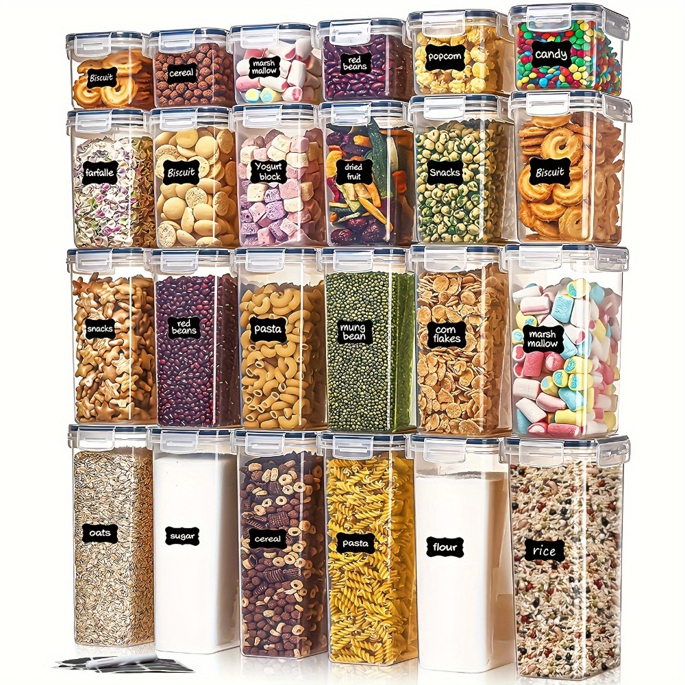 24Pcs Food Storage Containers  - Food Storage Cabinet recensione e prezzo