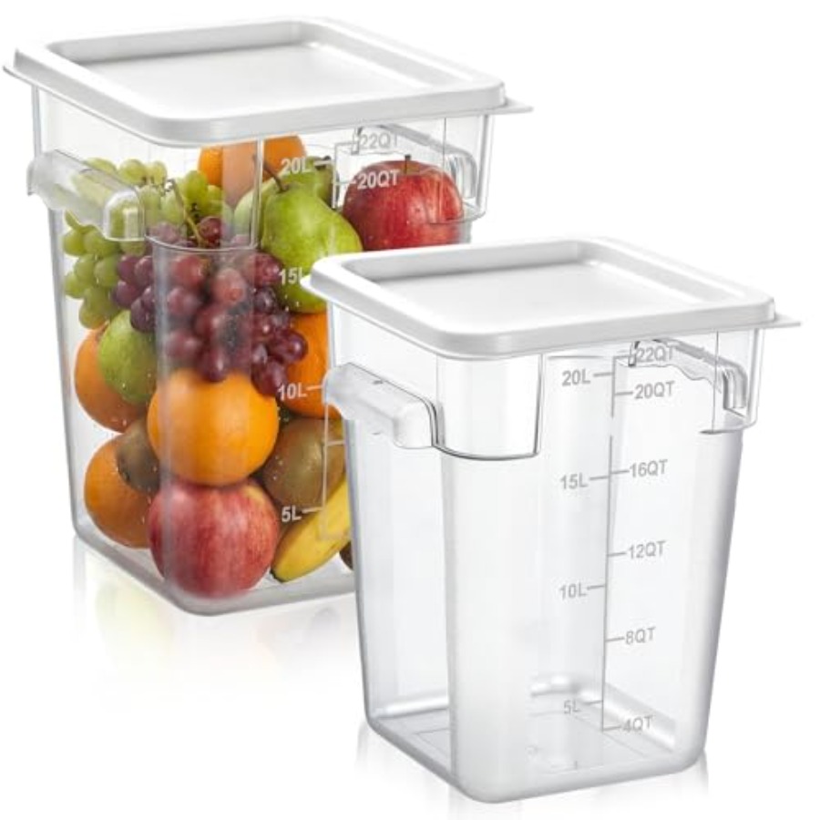Commercial kitchen square food - Food Storage Square Containers recensione e prezzo