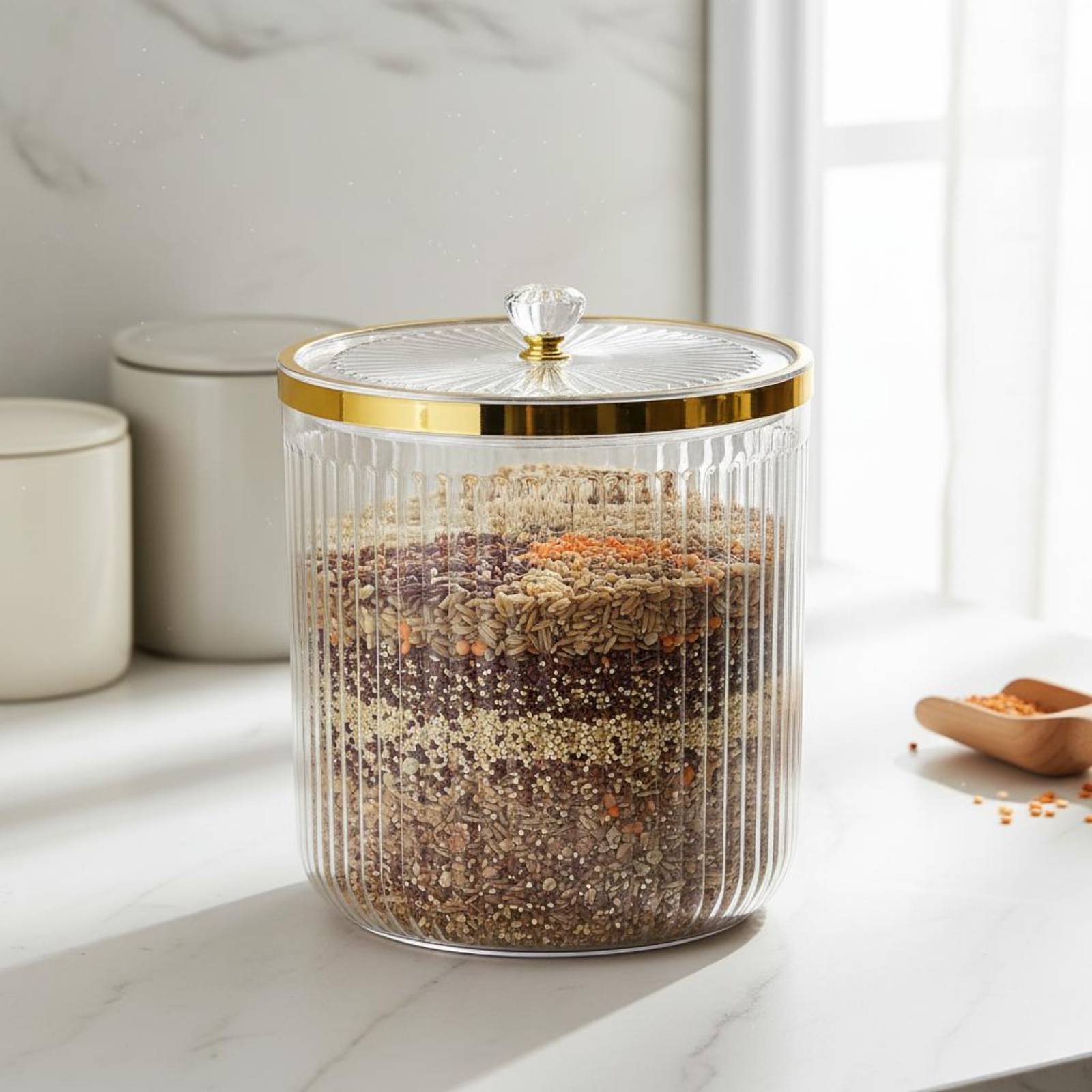 Dry Food Storage Container Wid - Food Storage Design recensione e prezzo