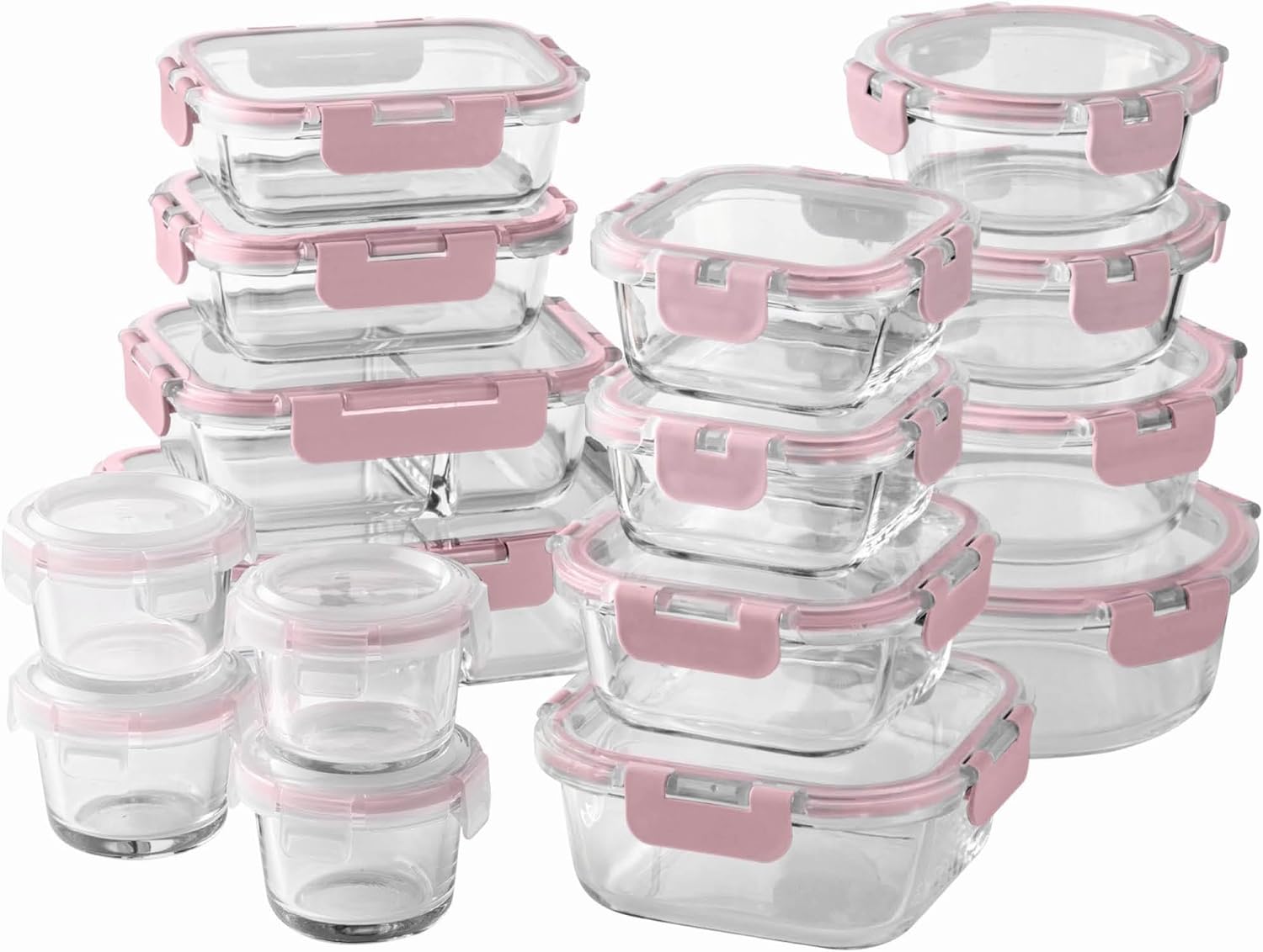 32-Pc Borosilicate Glass Food  - Food Storage With Dividers recensione e prezzo