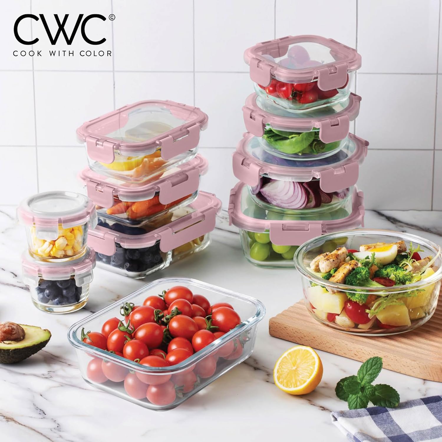 32-Pc Borosilicate Glass Food  - Food Storage With Dividers recensione e prezzo