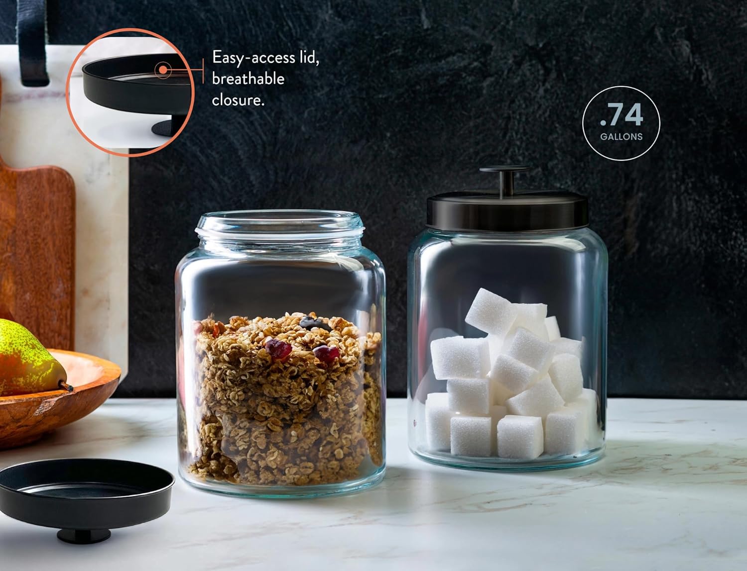 Glass Kitchen Canister Set, Fo - Food Storage Glass Set recensione e prezzo