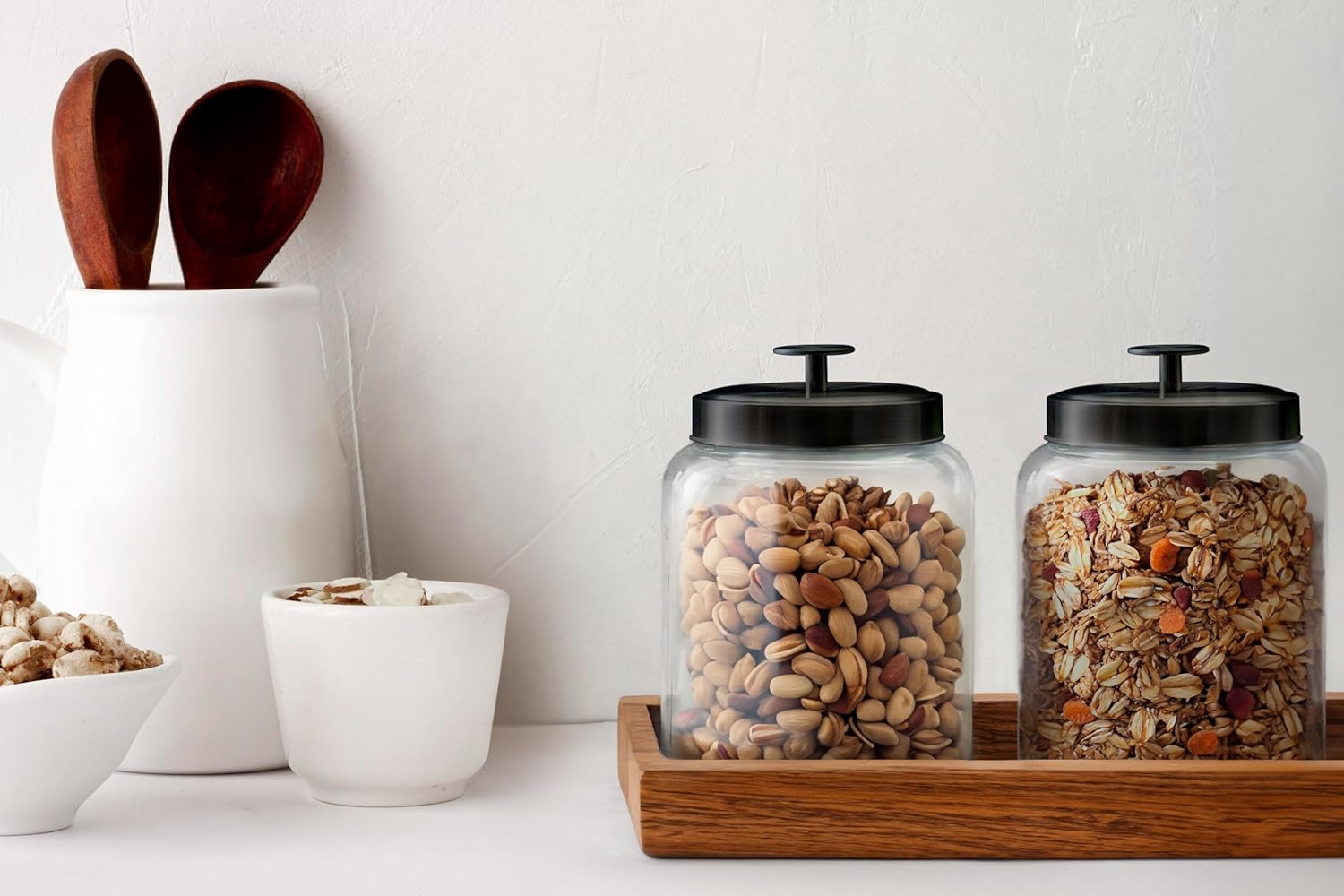 Glass Kitchen Canister Set, Fo - Food Storage Glass Set recensione e prezzo