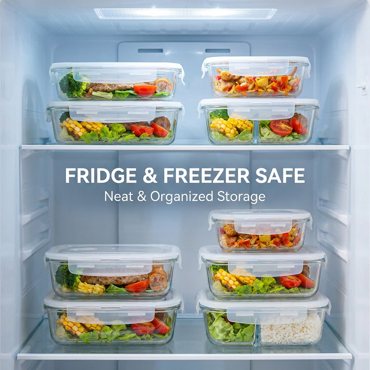 White Glass Bento Box,High Bor - Food Storage Glass Box recensione e prezzo