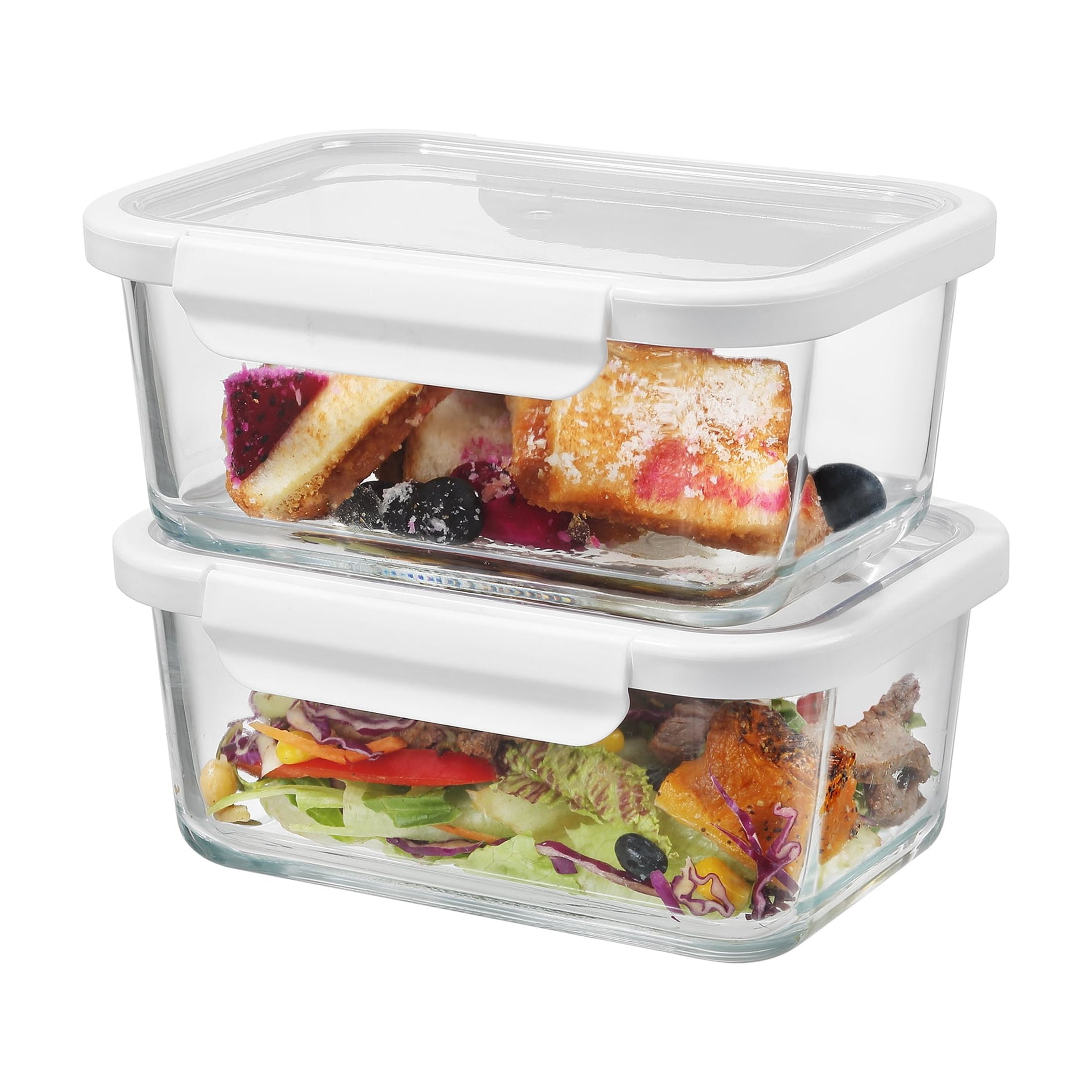 4Cup Rectangle Glass Food Stor - Food Storage Glass Set recensione e prezzo