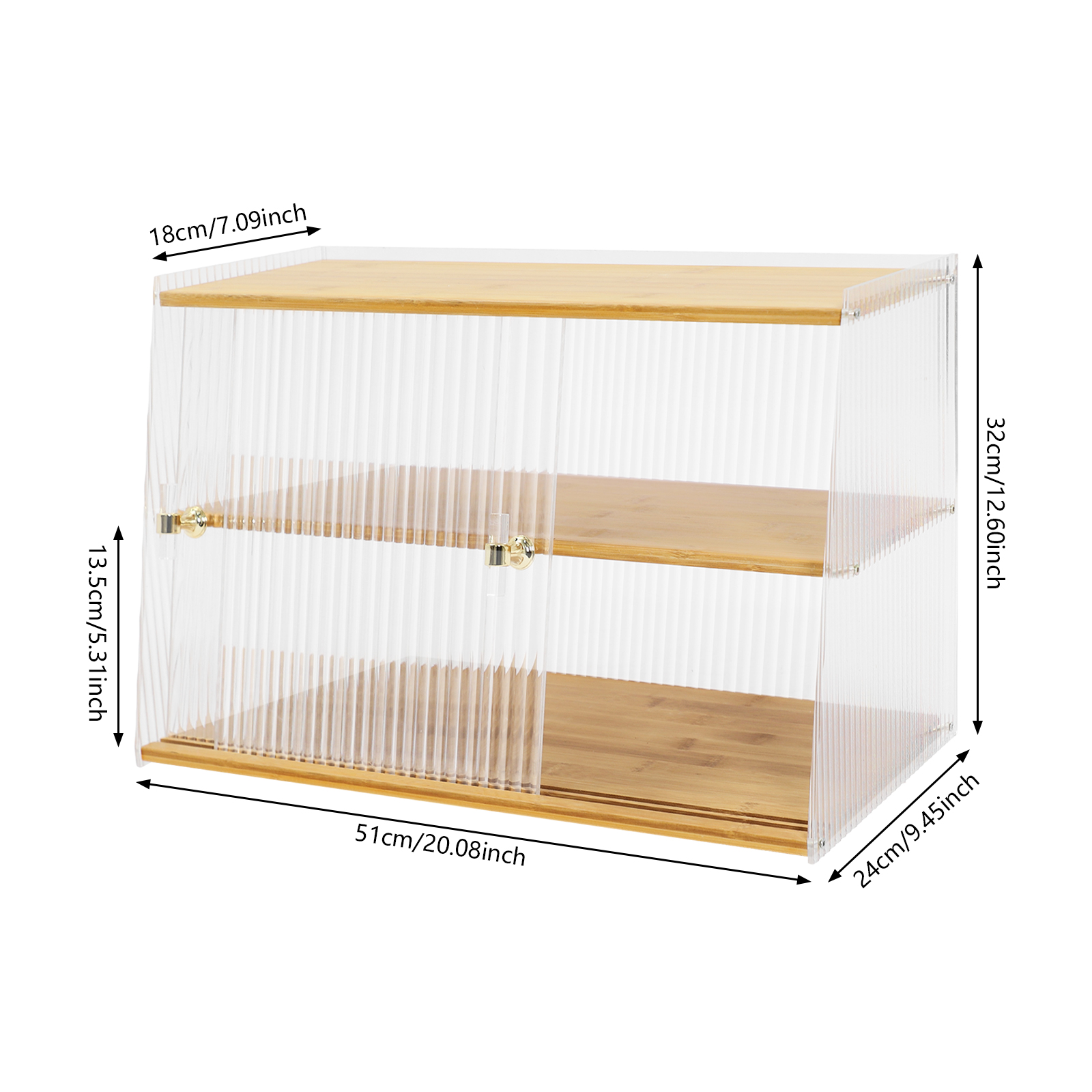 Cup Storage Rack, Bamboo Sideb - Food Storage Cabinet recensione e prezzo