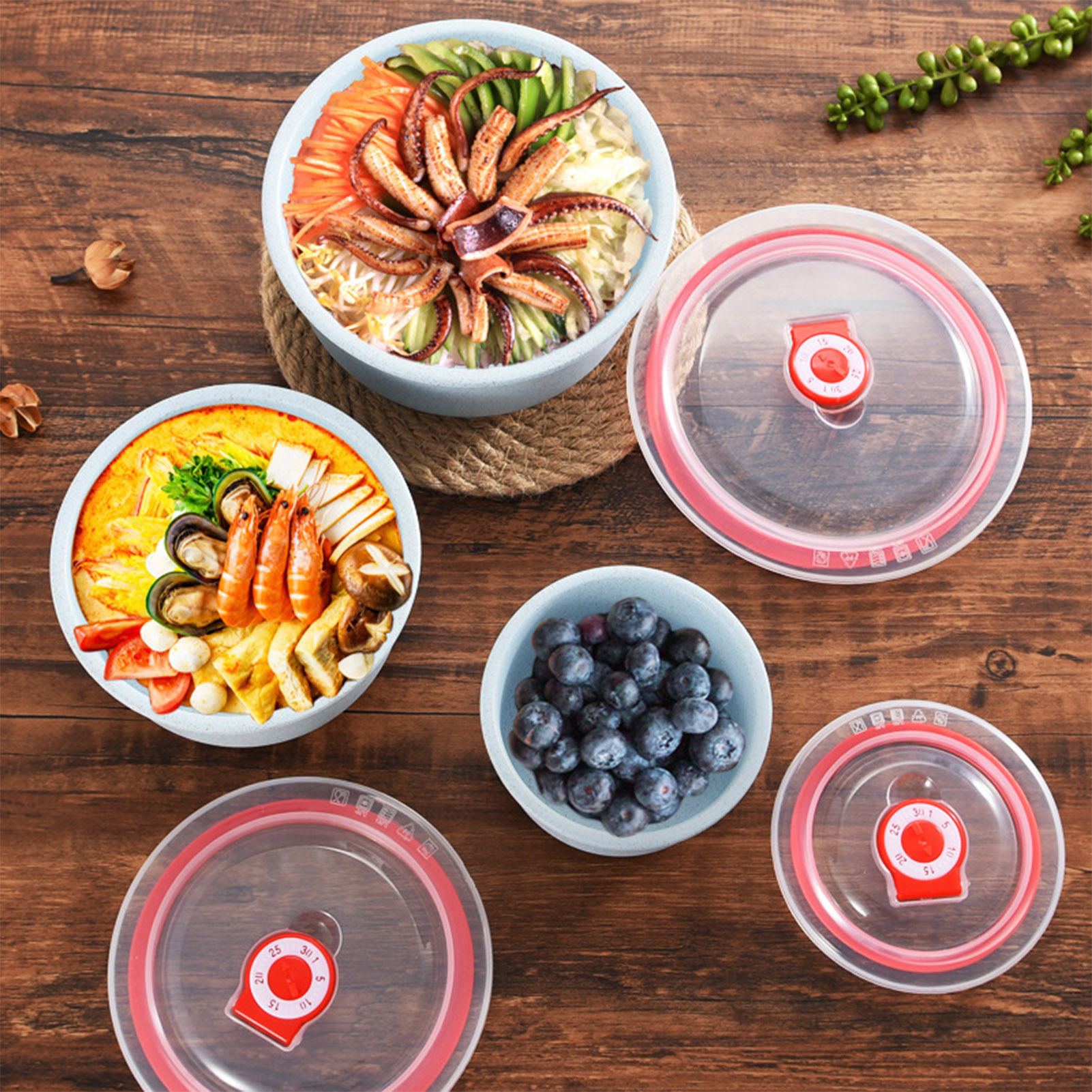 3pcs Food Storage Containers B - Food Storage Without Plastic recensione e prezzo