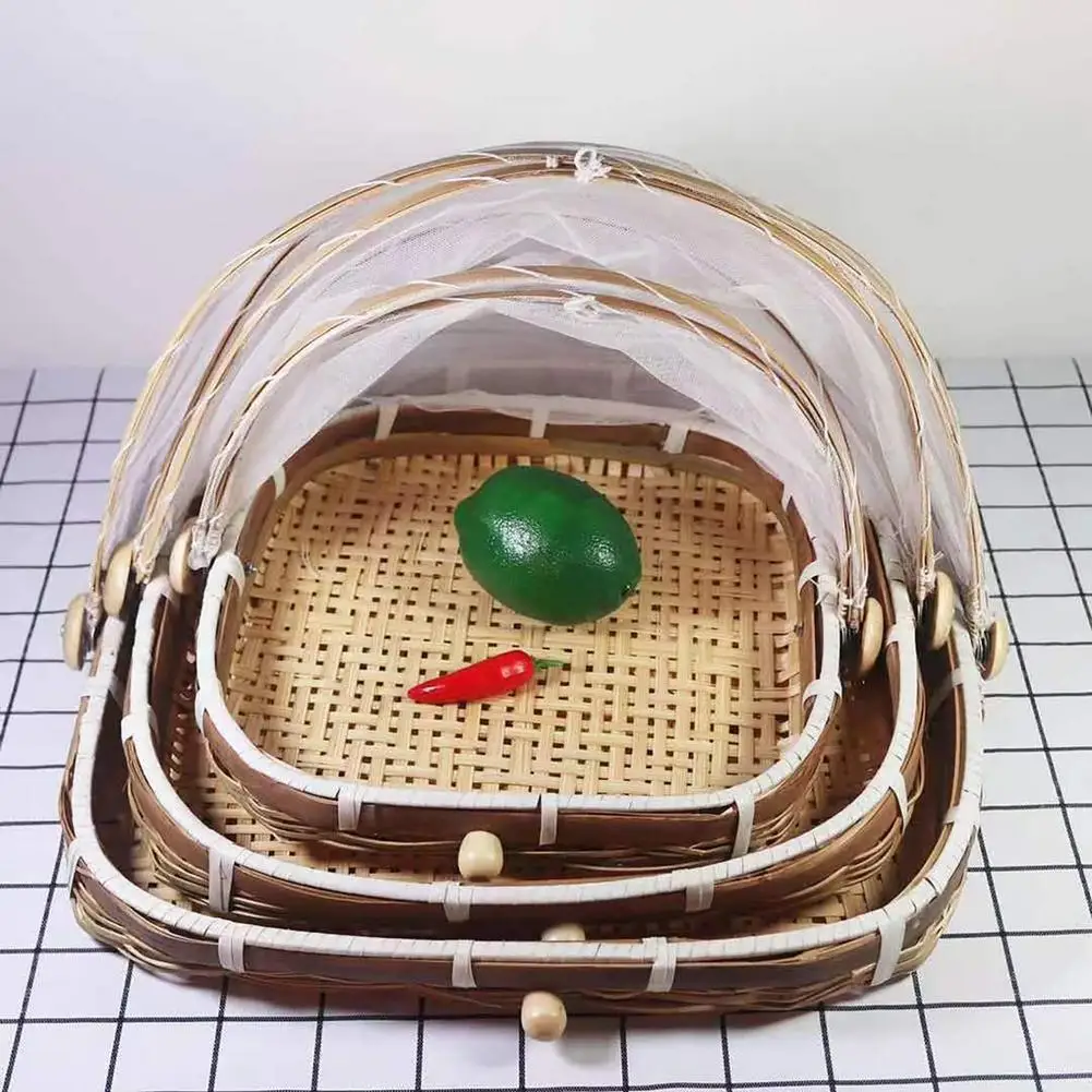 Hand-Woven Bamboo Food Serving - Food Storage Net recensione e prezzo