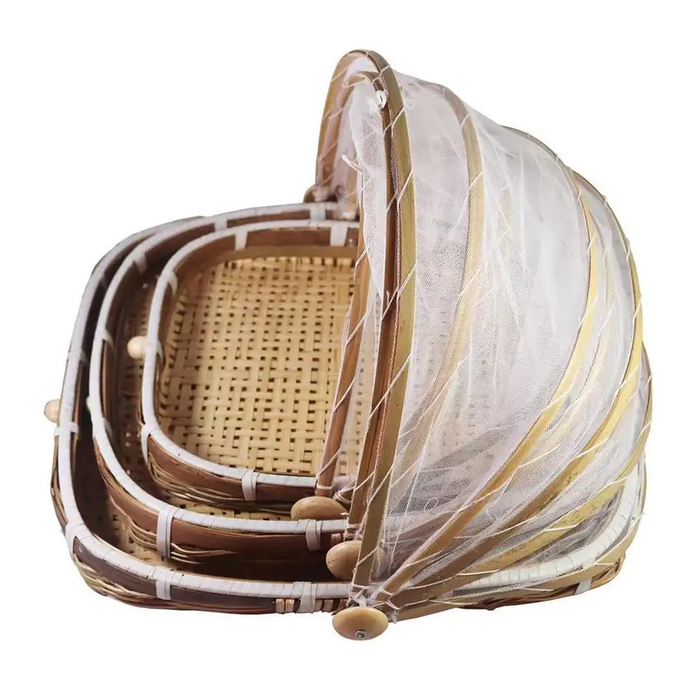 Hand-Woven Bamboo Food Serving - Food Storage Net recensione e prezzo