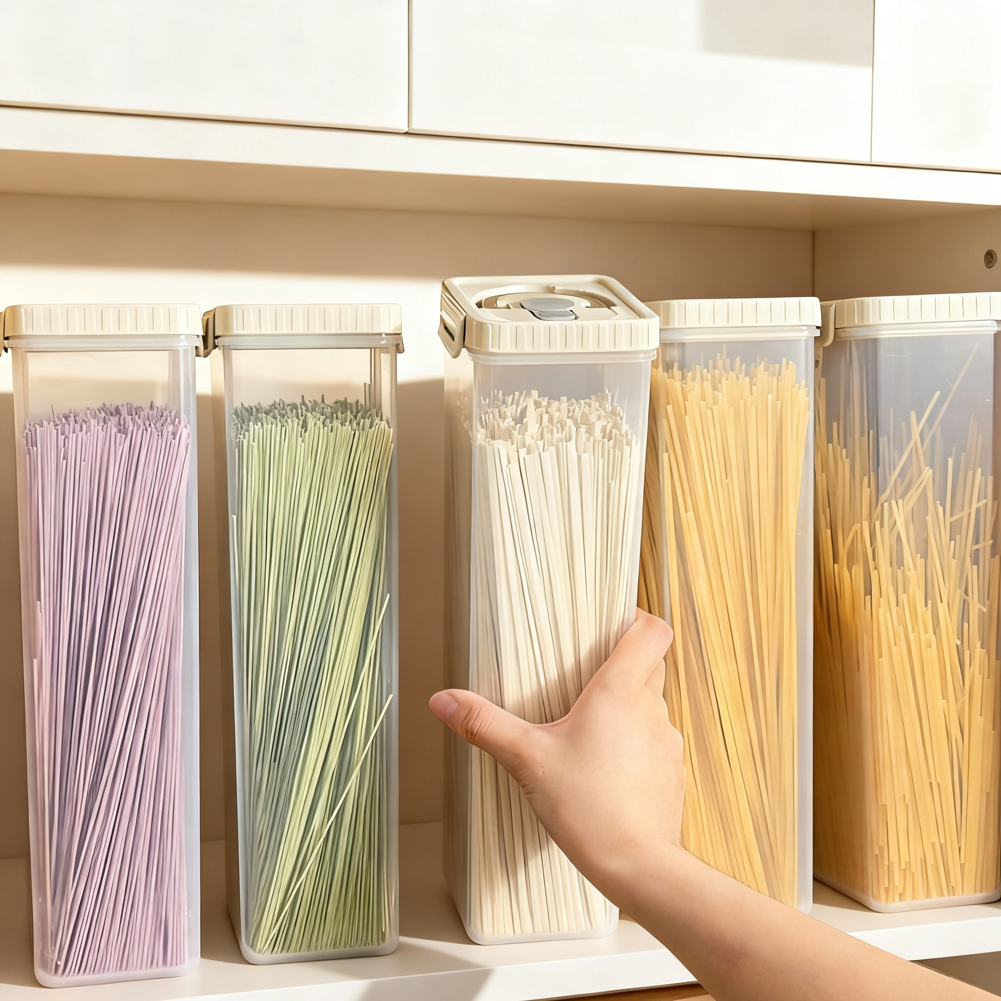 Noodles Sealed Storage Box Wit - Food Storage Cabinet recensione e prezzo