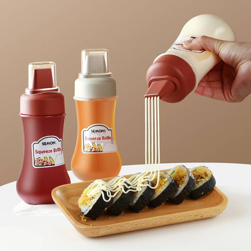 3pcs Squeeze Sauce Bottle Leak - Herb Keeper Container recensione e prezzo