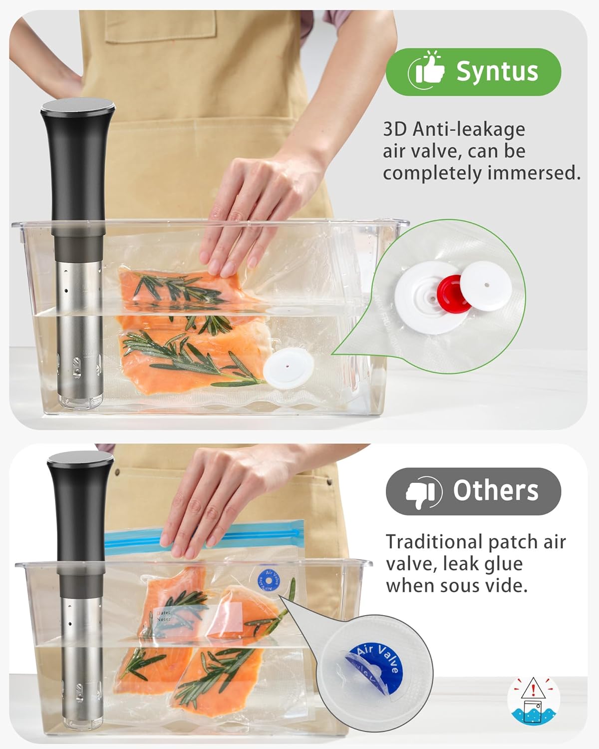 40 Pcs Vacuum Sealer Bags Reus - Food Storage Zipper recensione e prezzo
