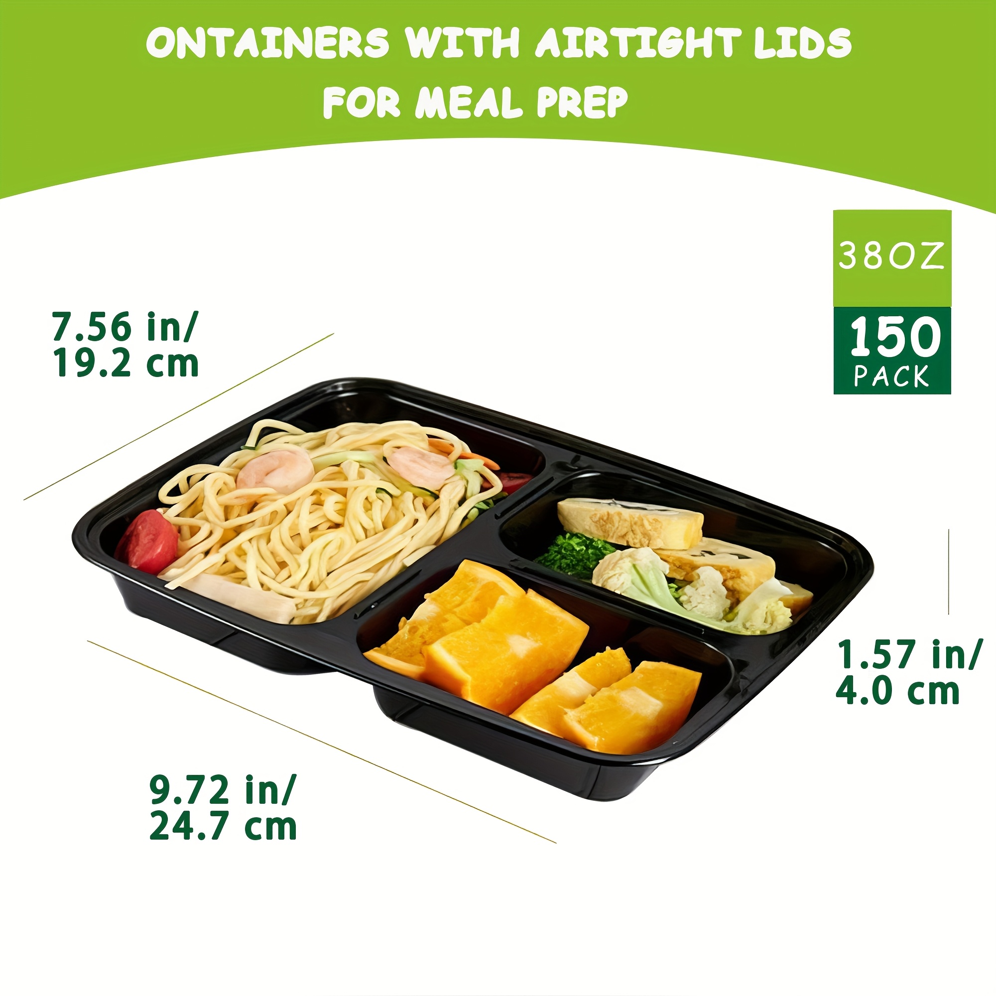 300pcs Meal Prep Containers 15 - Food Storage Square Containers recensione e prezzo