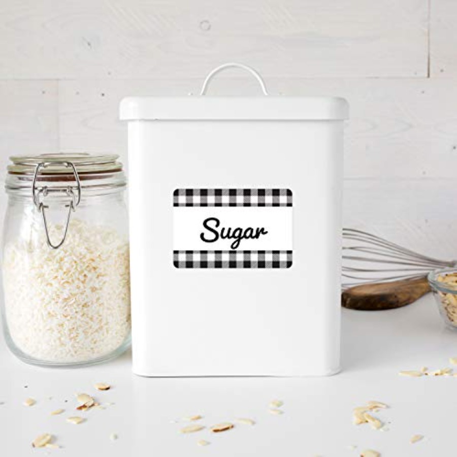 Write On Pantry Labels/ 100 Re - Food Storage Jar Labels recensione e prezzo