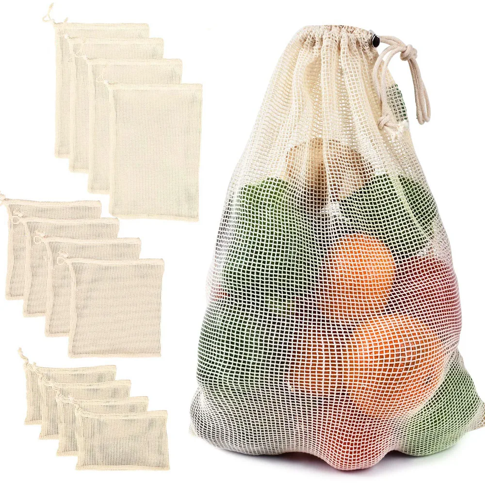 Cotton Mesh Vegetable Bags Pro - Food Storage Net recensione e prezzo