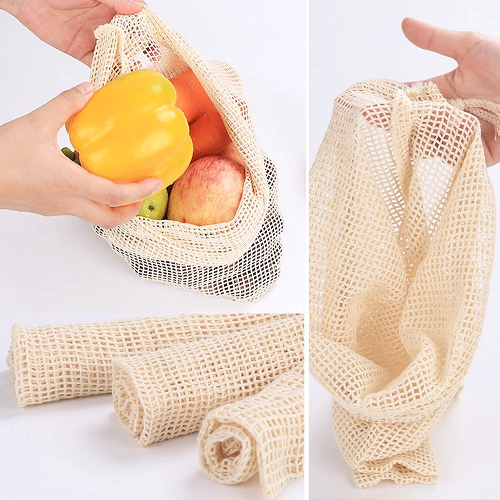 Cotton Mesh Vegetable Bags Pro - Food Storage Net recensione e prezzo