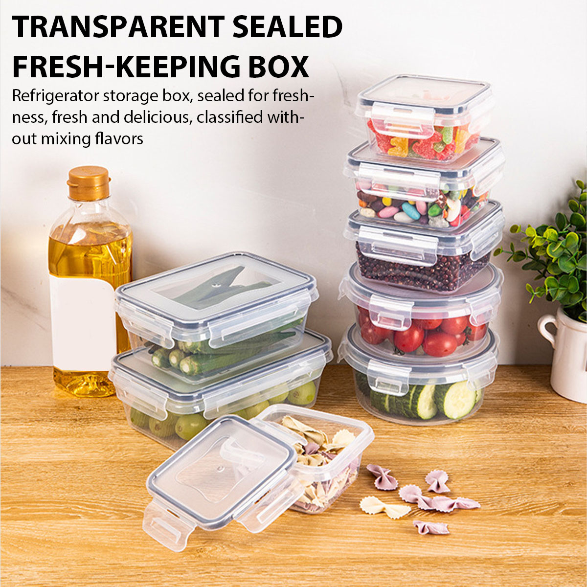 24Pcs/set Food Storage Box Set - Food Storage Cabinet recensione e prezzo