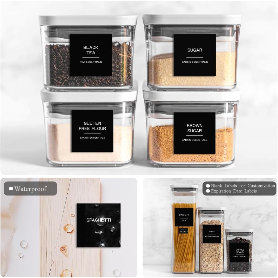 288 Pantry Labels for Food Con - Food Storage Jar Labels recensione e prezzo