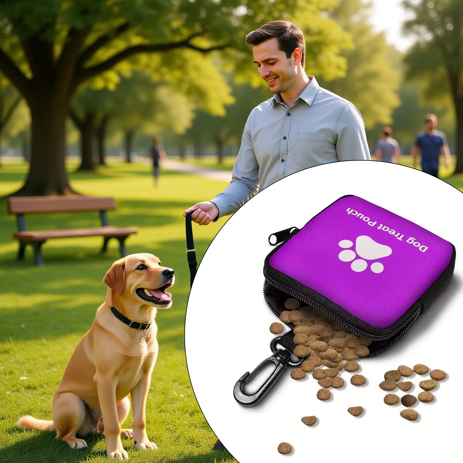 Portable Dog Treat Bag and Tra - Food Storage Without Plastic recensione e prezzo