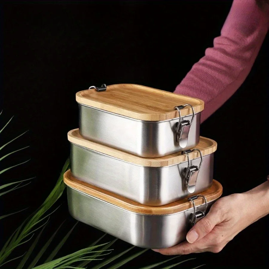 New 304 stainless steel bamboo - Food Storage Cabinet recensione e prezzo