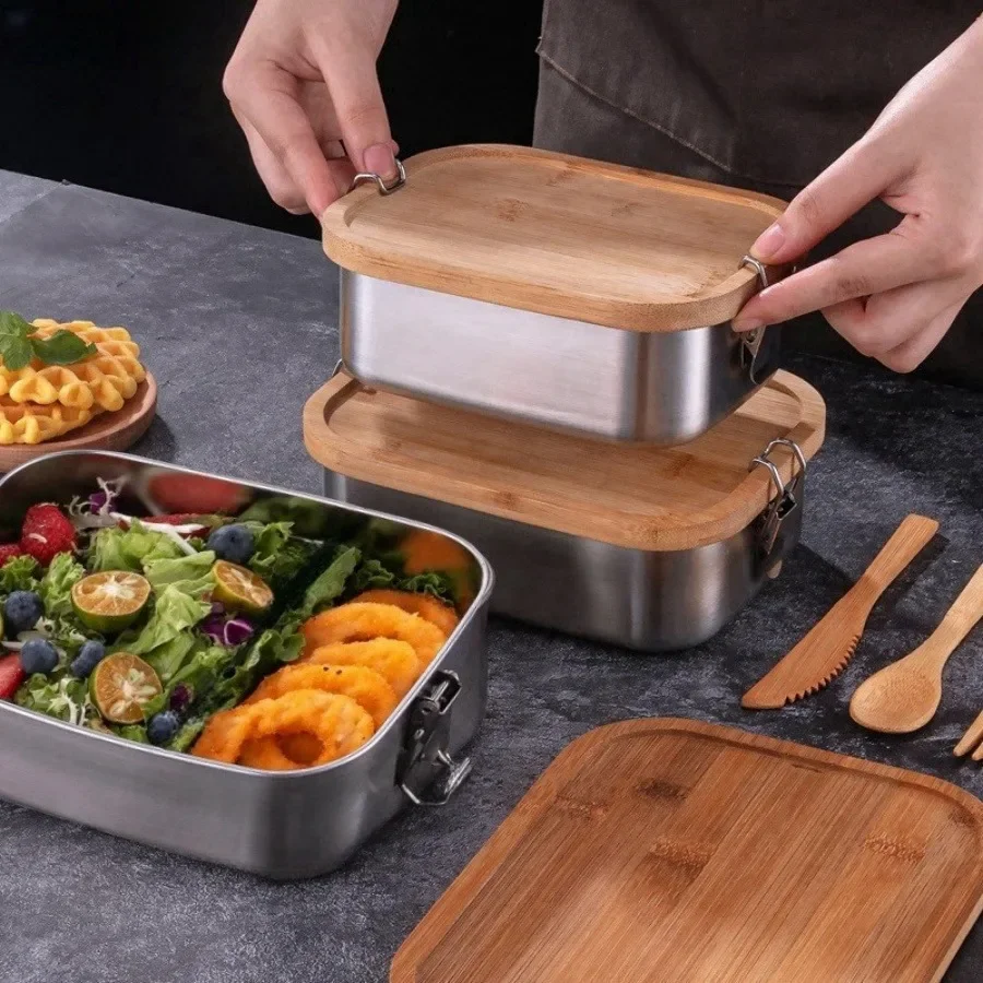 New 304 stainless steel bamboo - Food Storage Cabinet recensione e prezzo