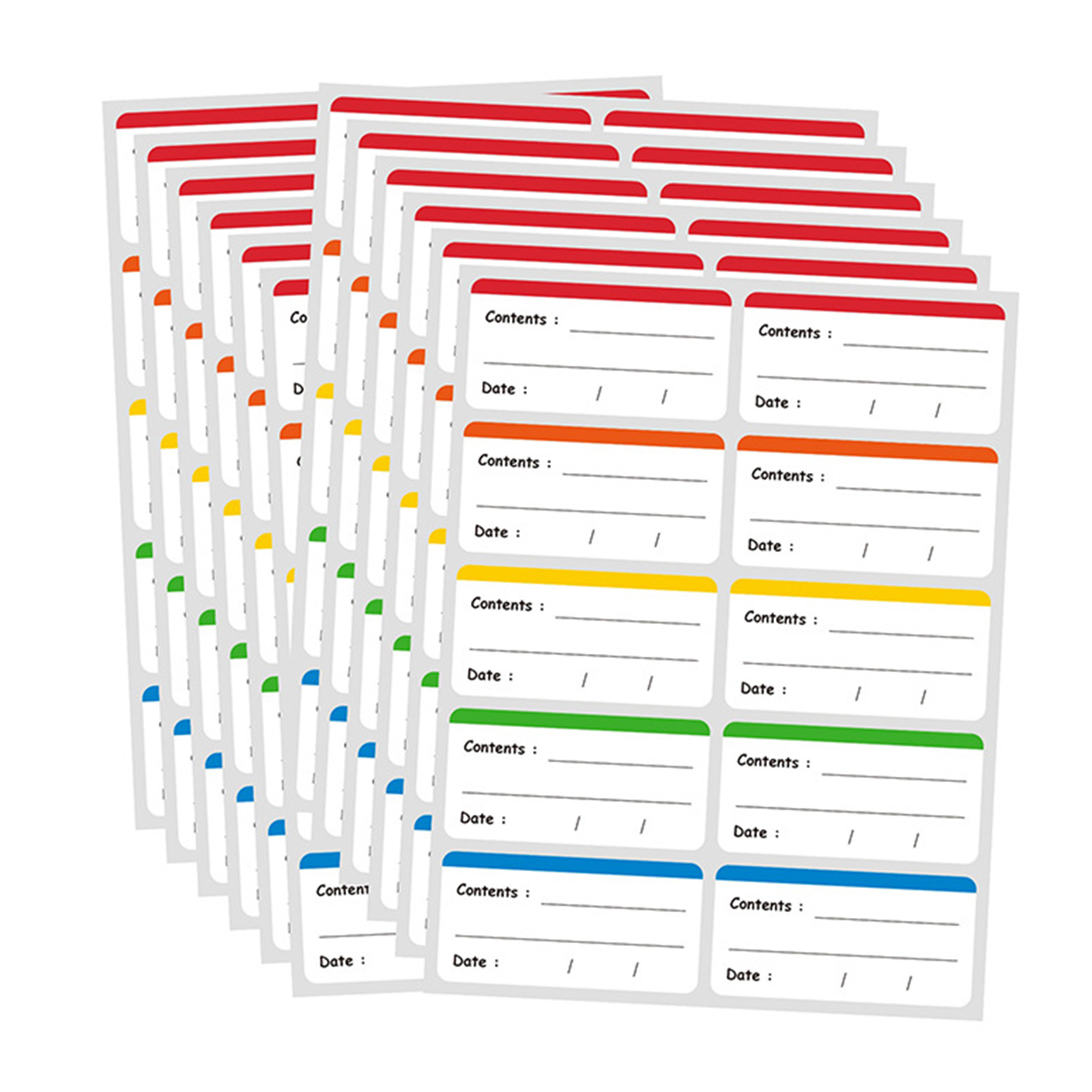 100pcs 6*3cm Removable Freezer - Food Storage Jar Labels recensione e prezzo