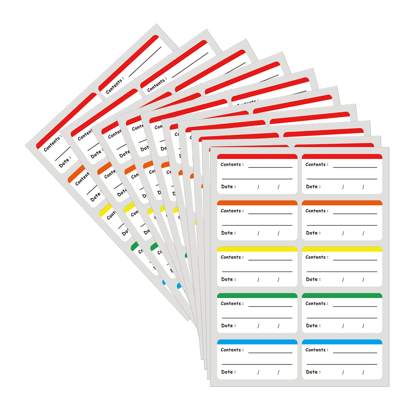 100pcs 6*3cm Removable Freezer - Food Storage Jar Labels recensione e prezzo