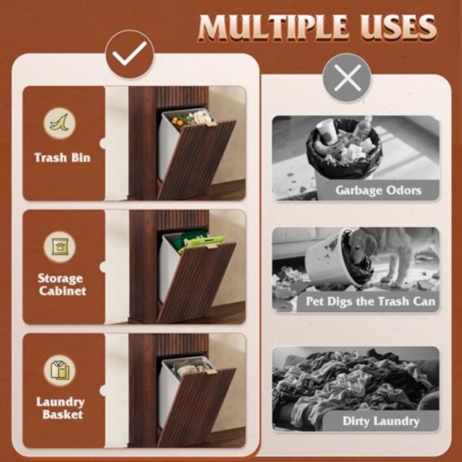 10 Gallon Tilt Out Trash Can C - Food Storage Without Plastic recensione e prezzo