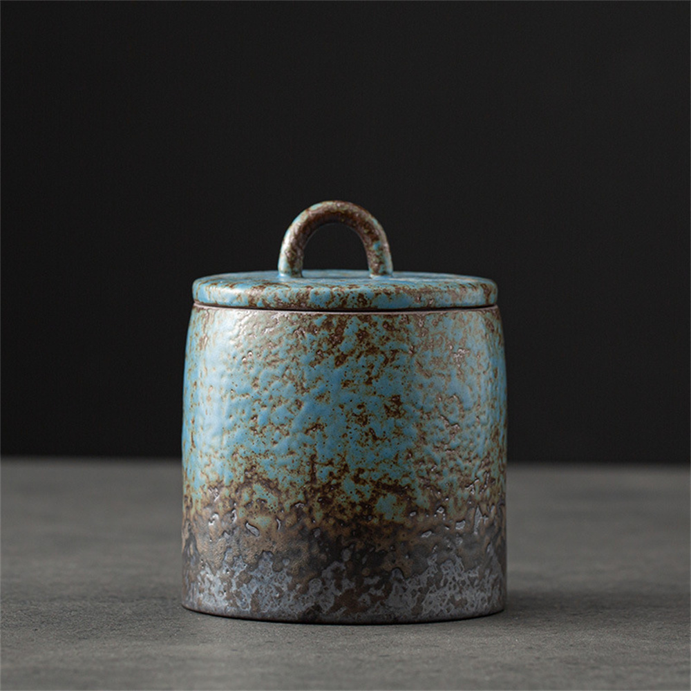 Ceramic Tea Caddy Sealed Jar S - Food Storage With Dividers recensione e prezzo