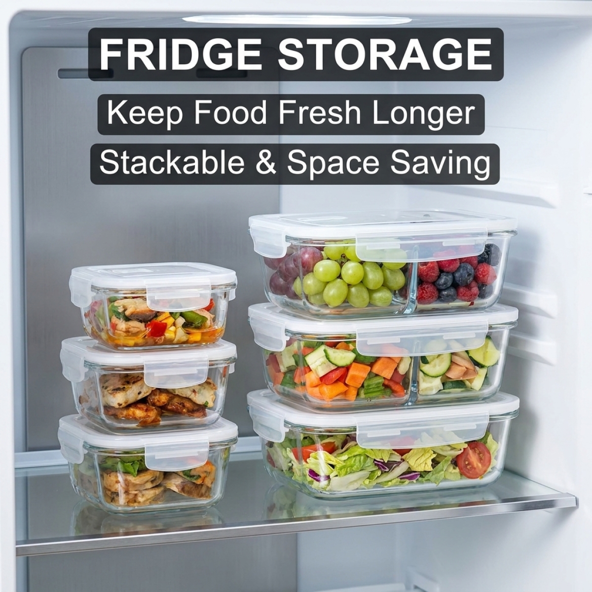 High Borosilicate Glass Lunch  - Food Storage Glass Box recensione e prezzo