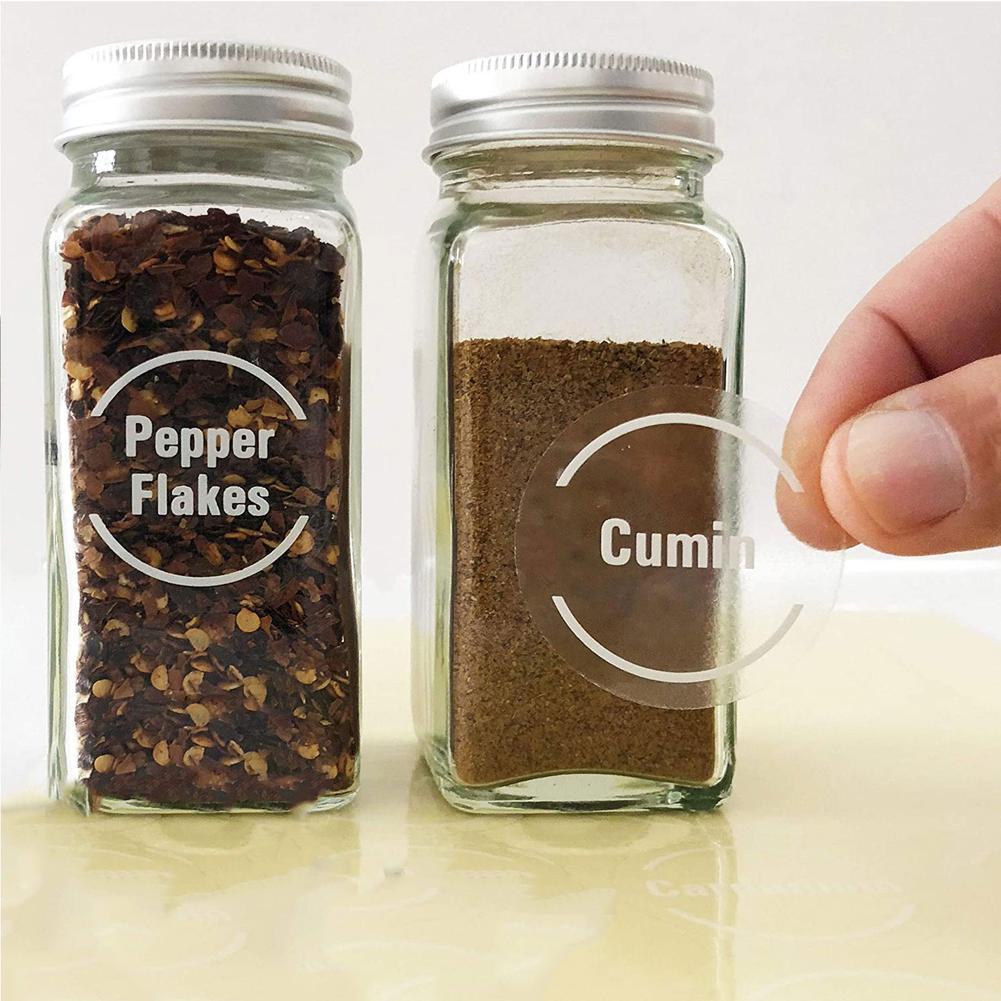 144 Pcs/set Transparent Spice  - Food Storage Jar Labels recensione e prezzo