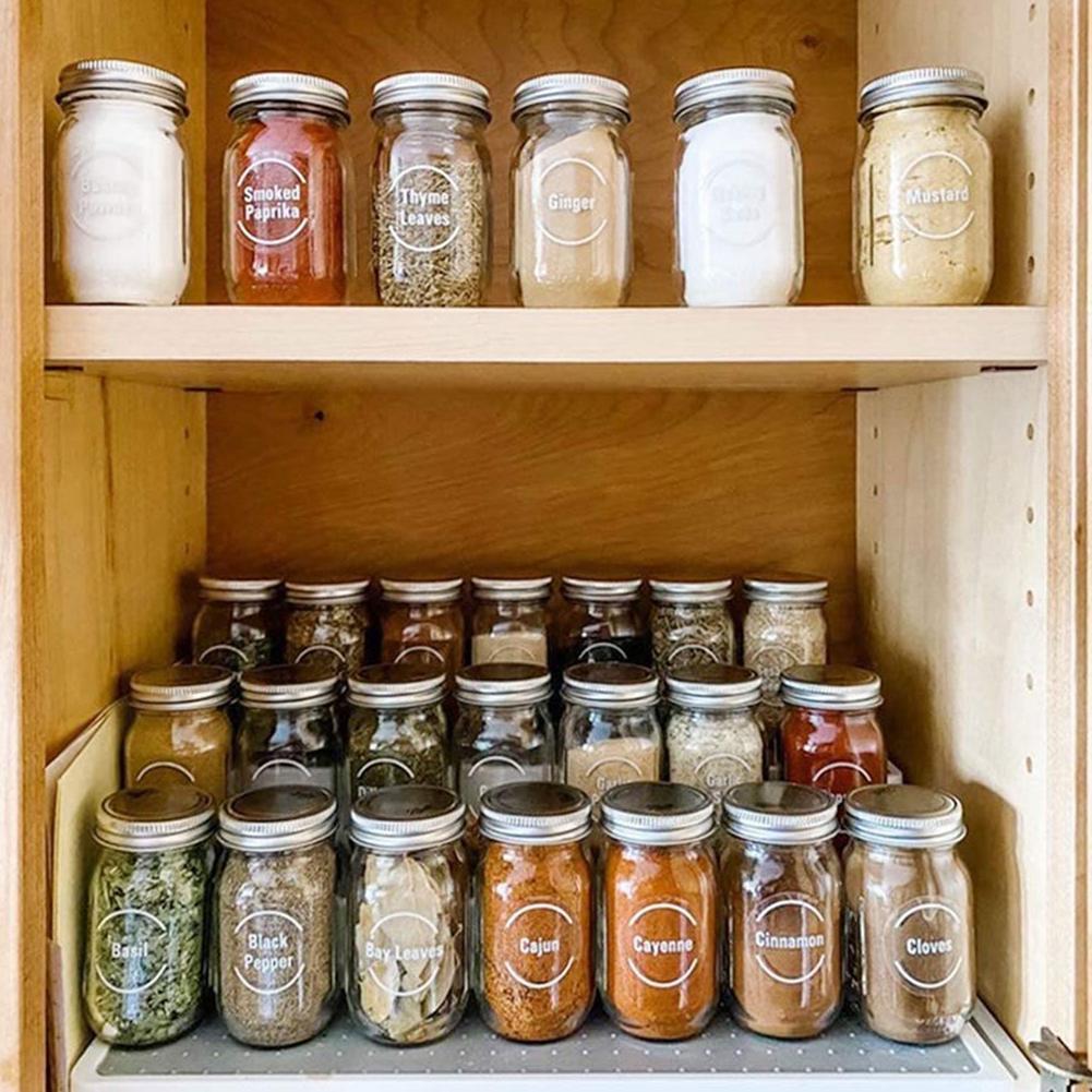 144 Pcs/set Transparent Spice  - Food Storage Jar Labels recensione e prezzo