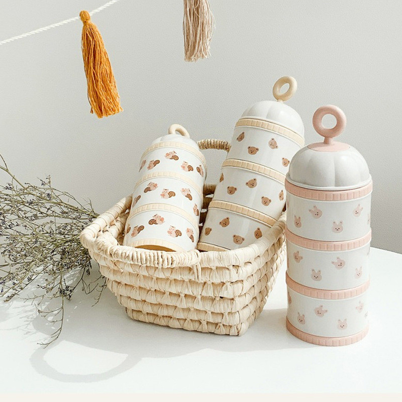 Cute Bear Milk Powder Box Baby - Portion Control Container recensione e prezzo