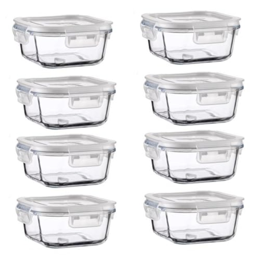 16oz Square Glass Food Storage - Food Storage Square Containers recensione e prezzo