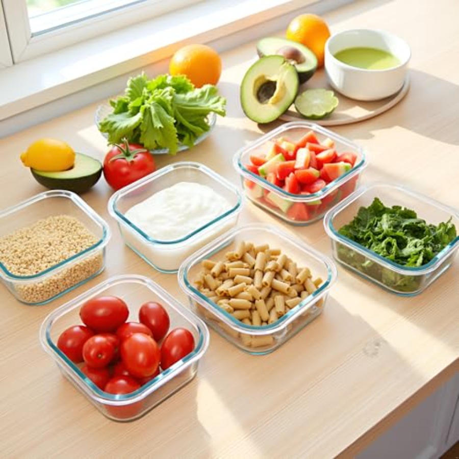 16oz Square Glass Food Storage - Food Storage Square Containers recensione e prezzo