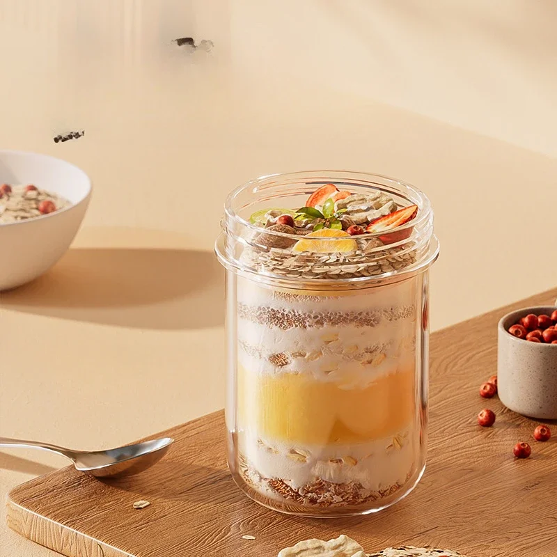 430ML New Breakfast Cups Oatme - Food Storage Glass Box recensione e prezzo